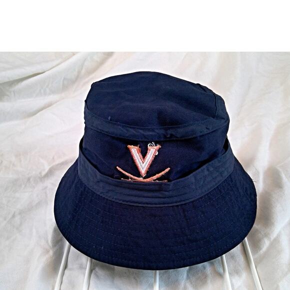 Blue Women’s Soccer University of Virginia Cavaliers Bucket Hat UVA Cap/Hat - Picture 3 of 5